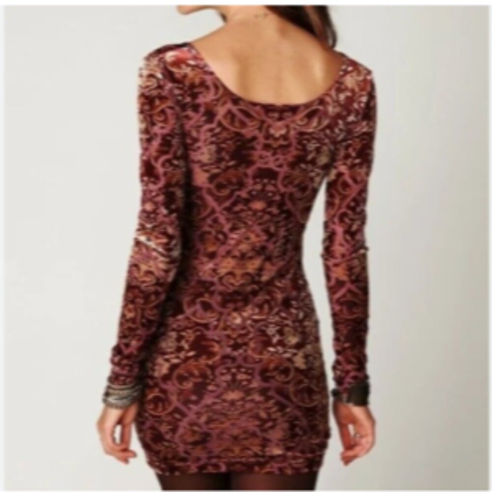 Free People Long Sleeve Stretch Dress Size Medium - Picture 11 of 14